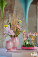 EDG Enzo De Gasperi Portacandela Stelo Tulip in Vetro