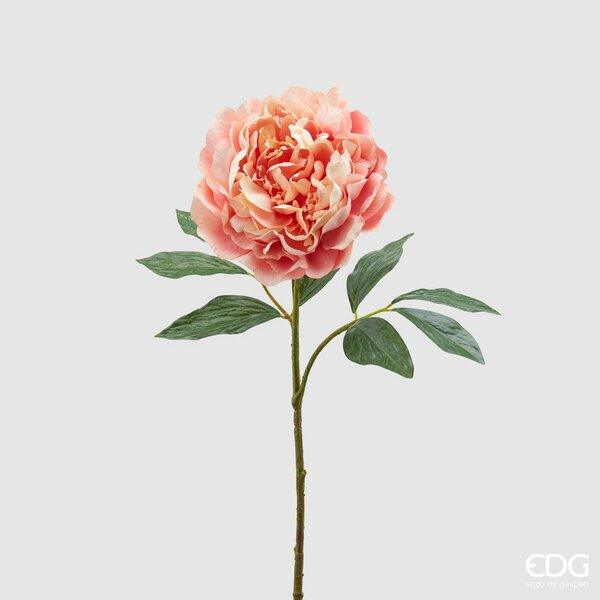 Fiore Artificiale con gambo Peonia Royal EDG Enzo De Gasperi