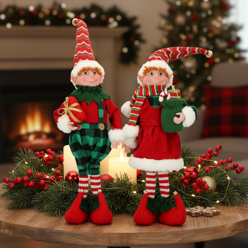 Timstor Decoro Elfo in Tessuto Morbido 🎄 Natale 2025