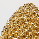 EDG Enzo De Gasperi Pigna Decorativa in Ceramica, oro dettaglio