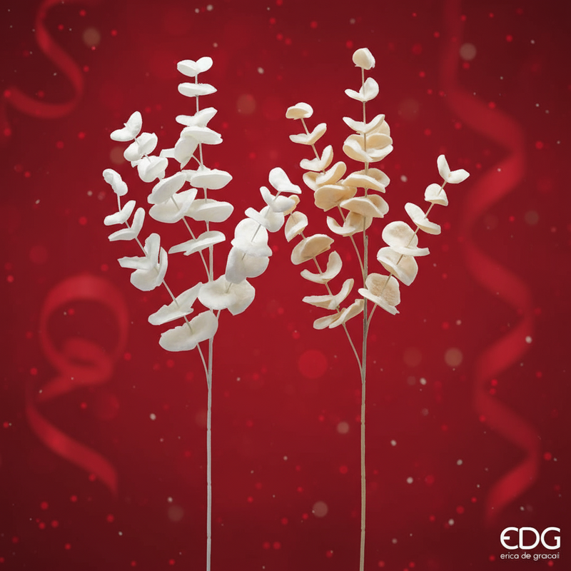 EDG Enzo De Gasperi | Eucalipto decorativo con pelo e ramo Natale 2025