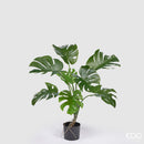 Pianta Artificiale Monstera Con Vaso piccola