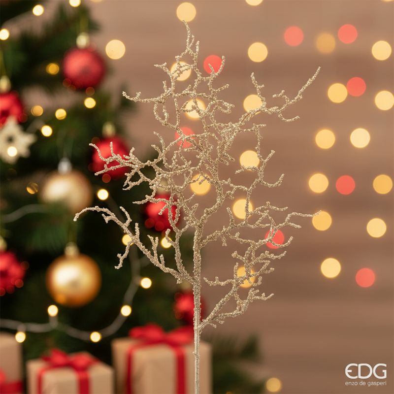 EDG Enzo De Gasperi | Corallo con ramo in poliestere Natale 2025