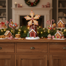 Timstor Carillon Animato Mulino a Vento Pan Di Zenzero con Led e Musica 🎉 🎄 Natale 2025