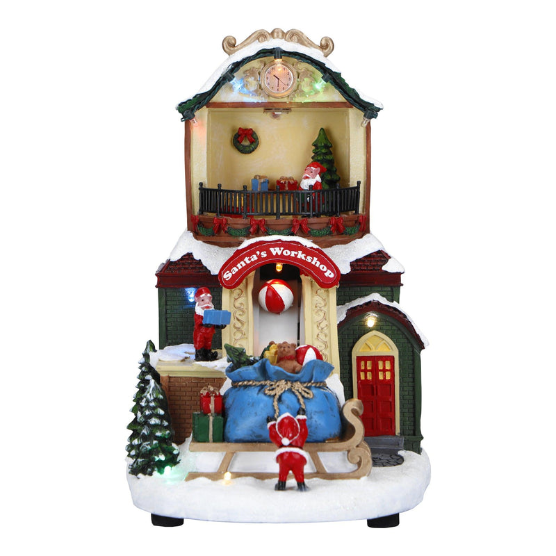 Carillon Led Laboratorio di Babbo Natale Natale 2023 Timstor