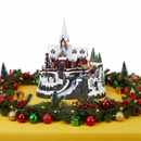 Timstor Carillon Villaggio di Natale con Chiesa e Fiume con Led 🎄 Natale 2025