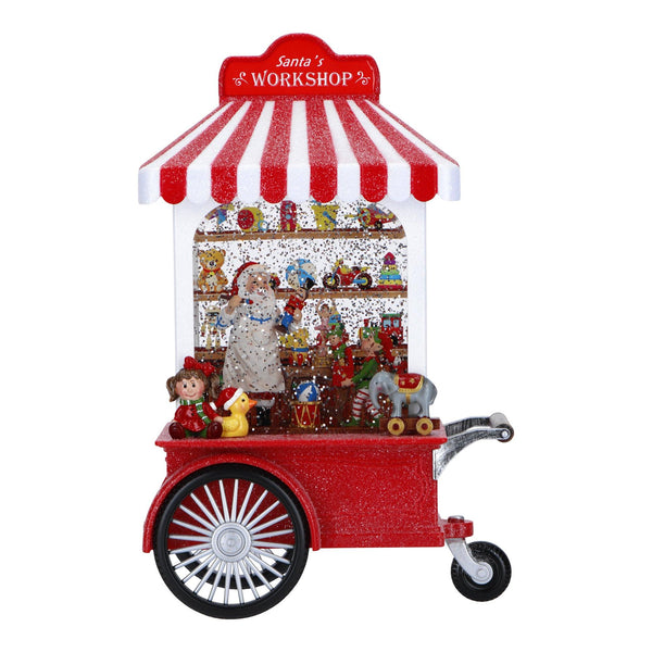 Timstor Water Ball Bottega di Babbo Natale con luci Led 🎄 Natale 2024