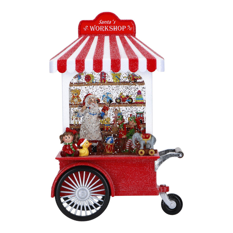Timstor Water Ball Bottega di Babbo Natale con luci Led 🎄 Natale 2024
