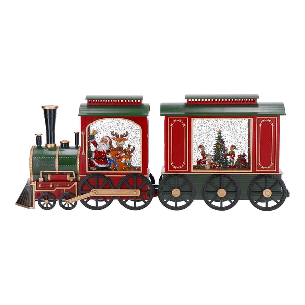 Carillon Led Treno con Acqua Natale Natale 2023 Timstor