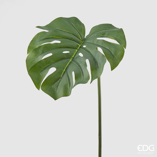 Foglia artificiale MONSTERA CHIC con ramo H. 70 cm. EDG Enzo De Gasperi