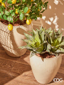 Vaso Bombato Glaze ceramica smaltata Waterproof By EDG Enzo De Gasperi