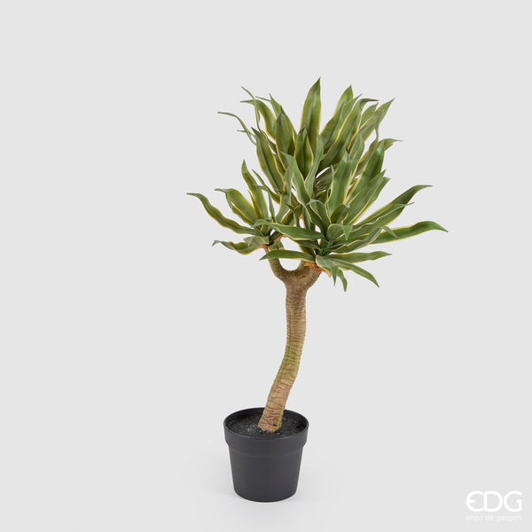 Pianta artificiale AGAVE chic con vaso H. 70 cm. EDG Enzo De Gasperi