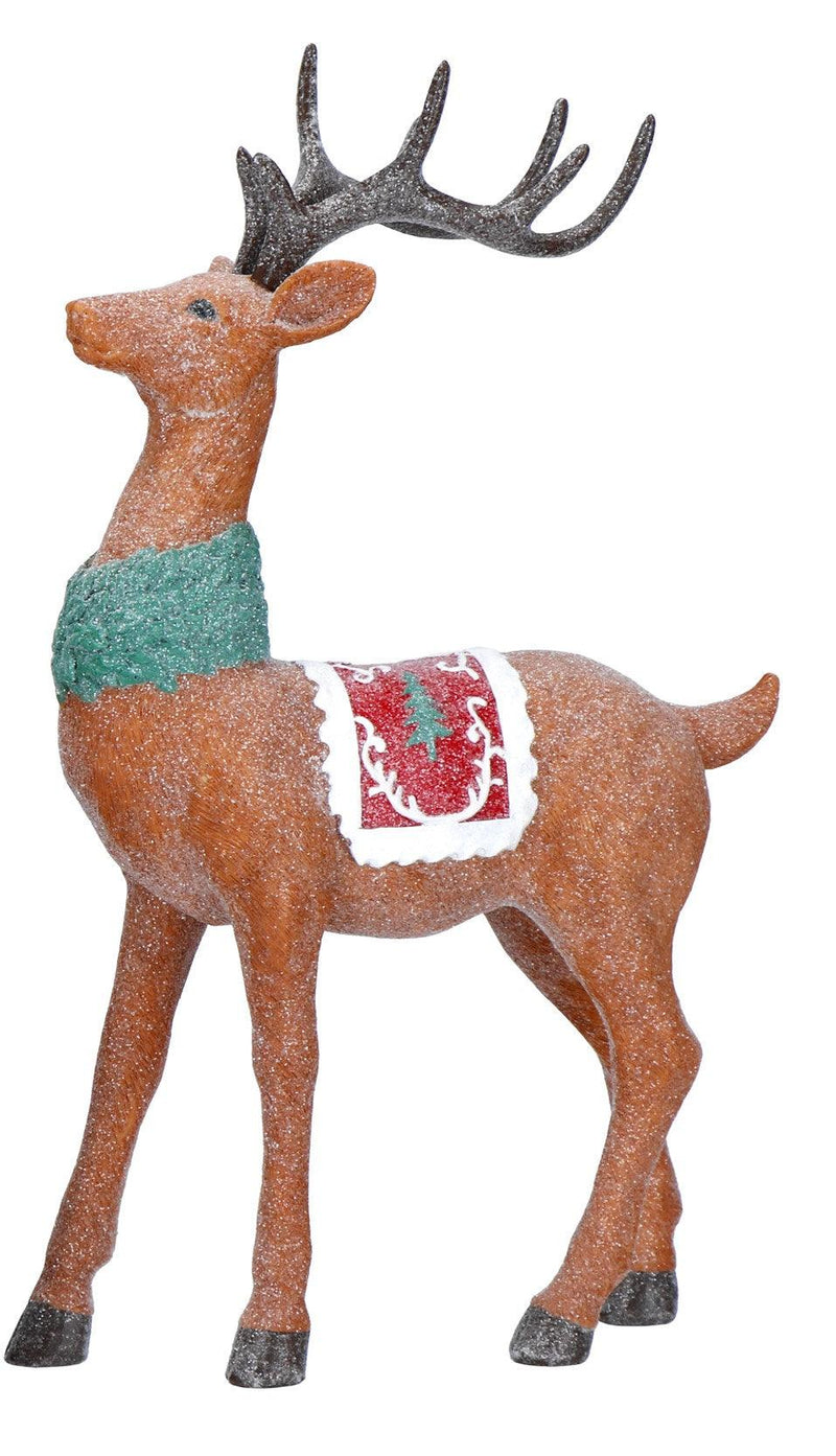 Decoro Cervo Multicolor Poly Natale 2023 Timstor