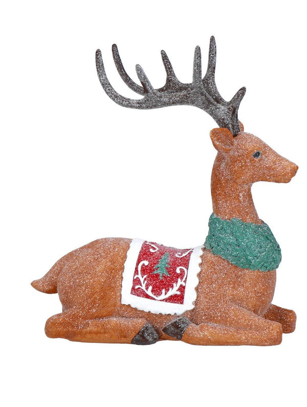 Decoro Cervo Multicolor Poly Natale 2023 Timstor