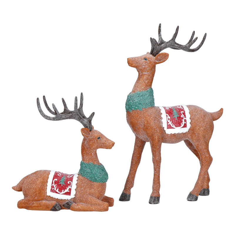 Decoro Cervo Multicolor Poly Natale 2023 Timstor