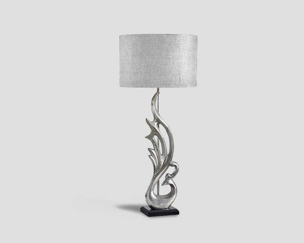 Lampada da tavolo in resina Dialma Brown