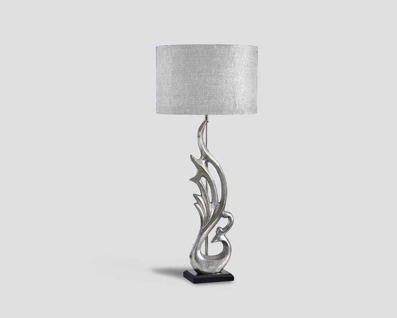 Lampada da tavolo in resina Dialma Brown