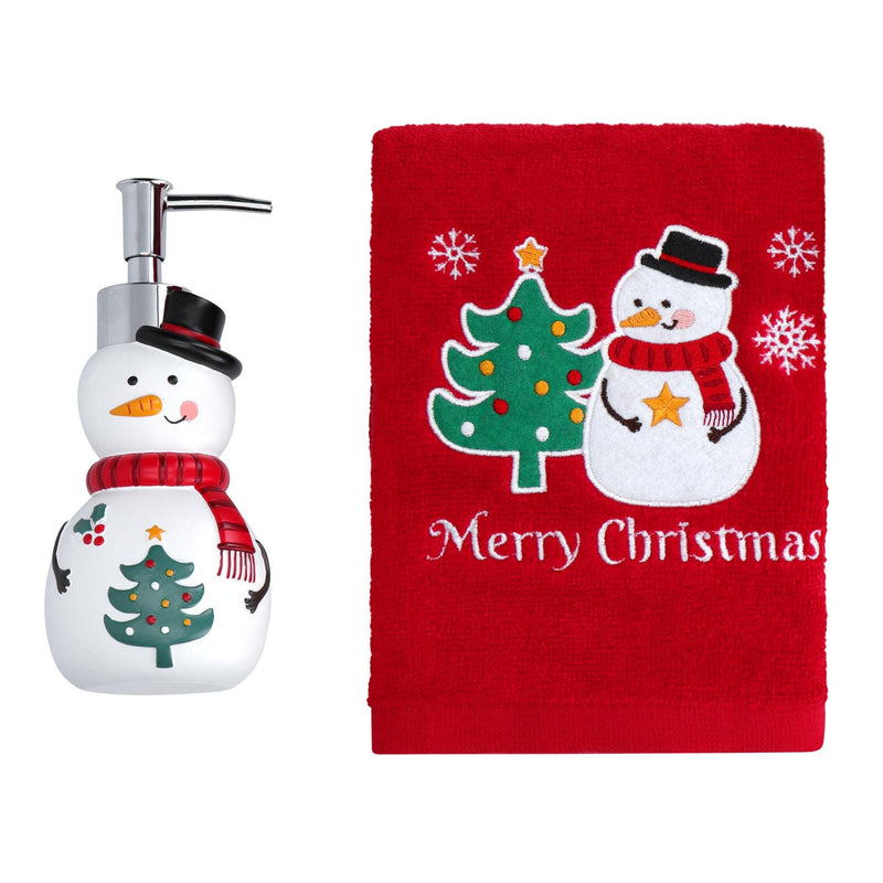 Timstor Confezione Regalo Set asciugamani e dispenser sapone 🎅 🎄 Natale 2024