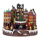 Timstor Carillon Villaggio di Natale con Personaggi e Led in Poliresina 🎄 Natale 2025