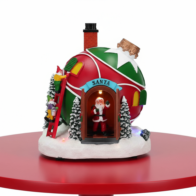 Timstor Carillon Sfera di Natale con Porta e Babbo Natale con Led  🎄 Natale 2025