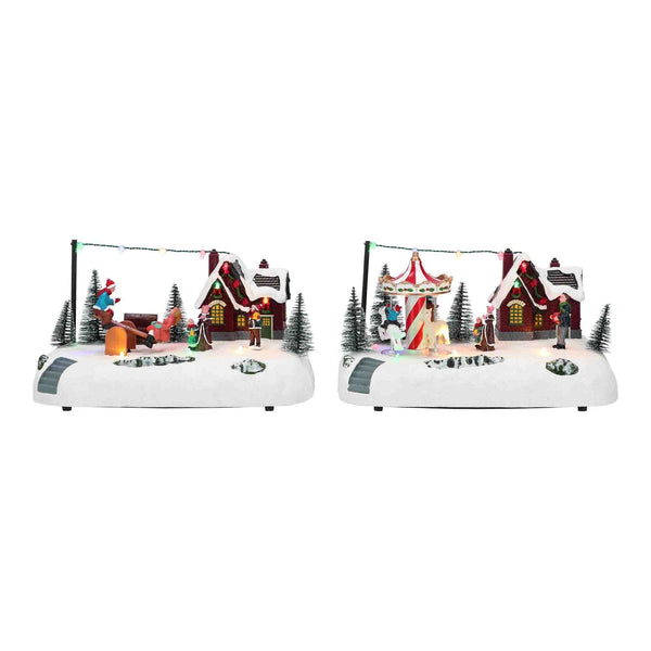 Timstor Carillon Villaggio con Personaggi e Luci Led 🎄 Natale 2024