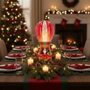 Timstor | Mongolfiera Natalizia con Babbo Natale in stile sfera d'acqua Natale 2025