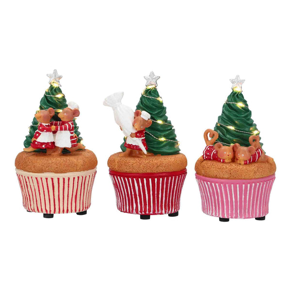 Timstor Carillon con Alberello 🎄 e Topino Assortiti con Led Natale 2024