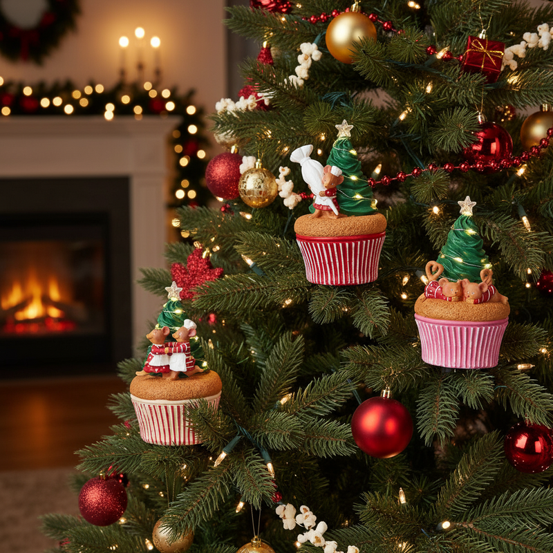 Timstor Carillon con Alberello 🎄 e Topino Assortiti con Led Natale 2025