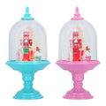 Timstor Schiaccianoci Decoro con Cupola e Led  nei colori Azzurro o Rosa 🎄 Natale 2024