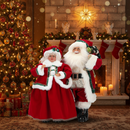 Timstor Babbo Natale  con Mamma Natale con Eleganti Tessuti in Velluto 🎄 Natale 2025