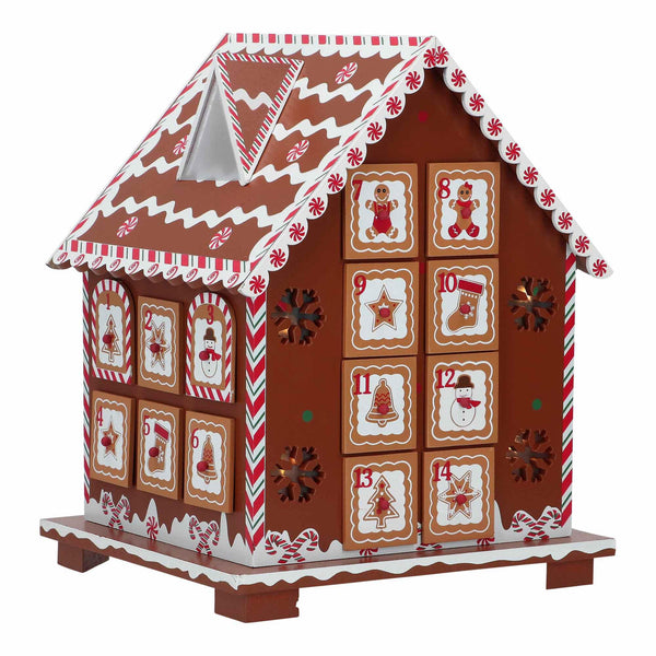 Timstor Calendario Dell'Avvento  Casa Pan Di Zenzero con Led  🎄 Natale 2024