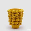 EDG Enzo De Gasperi | Vaso Porta Pianta Ceramica Giallo CHAKRA
