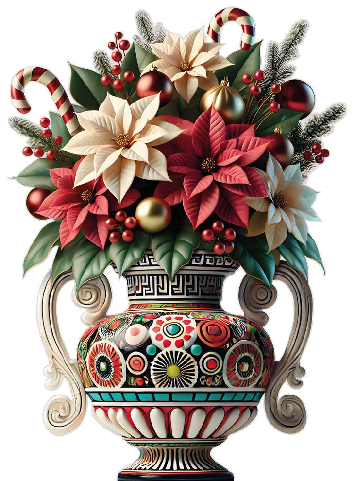 Linee Recanati | Vaso Fiori Natalizio Artpop