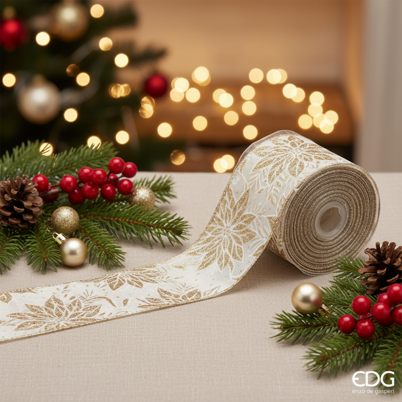 EDG Enzo De Gasperi | Nastro decorativo Natale 2025