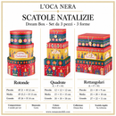 L'Oca Nera | Set. 3 pz. Scatole Natalizie assortite - 3 Dimensioni