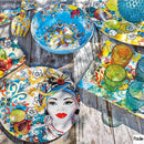 Set 6 pz. Bicchieri Corinto in vetro  Fade Maison