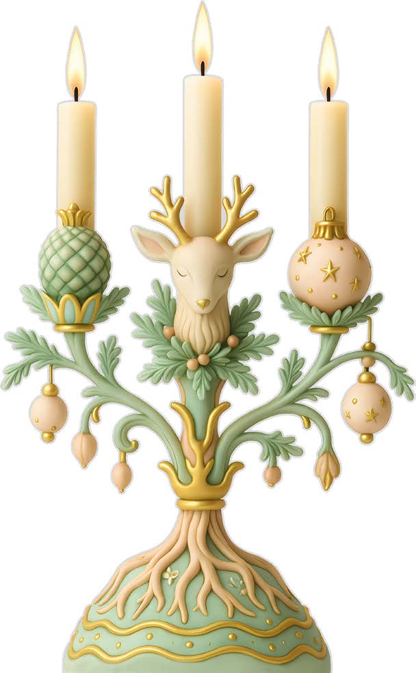 Linee Recanati | Candelabro Natalizio Artpop