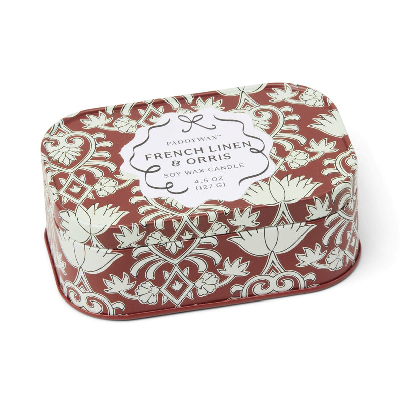 Paddywax | Candela Cherie 4,5 oz/127 g in latta stampata