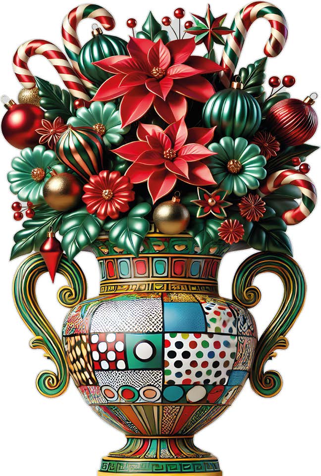 Linee Recanati | Vaso Fiori Natalizio Artpop