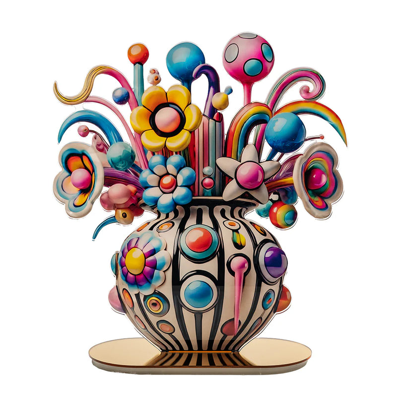 Linee Recanati | Vaso fiori Lolly Pop decorativo
