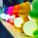 Lampada in polietilene da Tavolo ricaricabile Teddy Girl QEEBOO