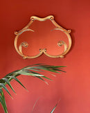 Specchio con cornice Oro Liberty Woman Seletti