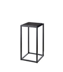 Tavolino Stand in metallo e pietra naturale L'Oca Nera