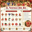 Baci Milano | Decorazioni Natalizie Ricamate a Mano “Il Natale del Re” – 18 Decoro