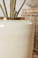 Vaso Charme Bombato in metallo lucido EDG Enzo De Gasperi