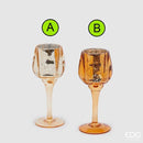 Enzo De Gasperi Portacandela Calice in Vetro Natale 2025