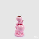 Enzo De Gasperi Portacandela Barboncino in Poliresina Natale 2025