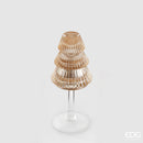 EDG Enzo De Gasperi | Portacandela calice di pino in vetro Natale 2025