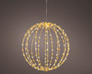 Kaemingk | Decorazione Sfera con Micro LED – Effetto Flash e Luce Calda