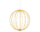 Kaemingk | Decorazione Sfera con Micro LED – Effetto Flash e Luce Calda